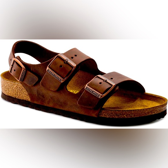 Birkenstock Milano Leather Sandals - Picture 1 of 13